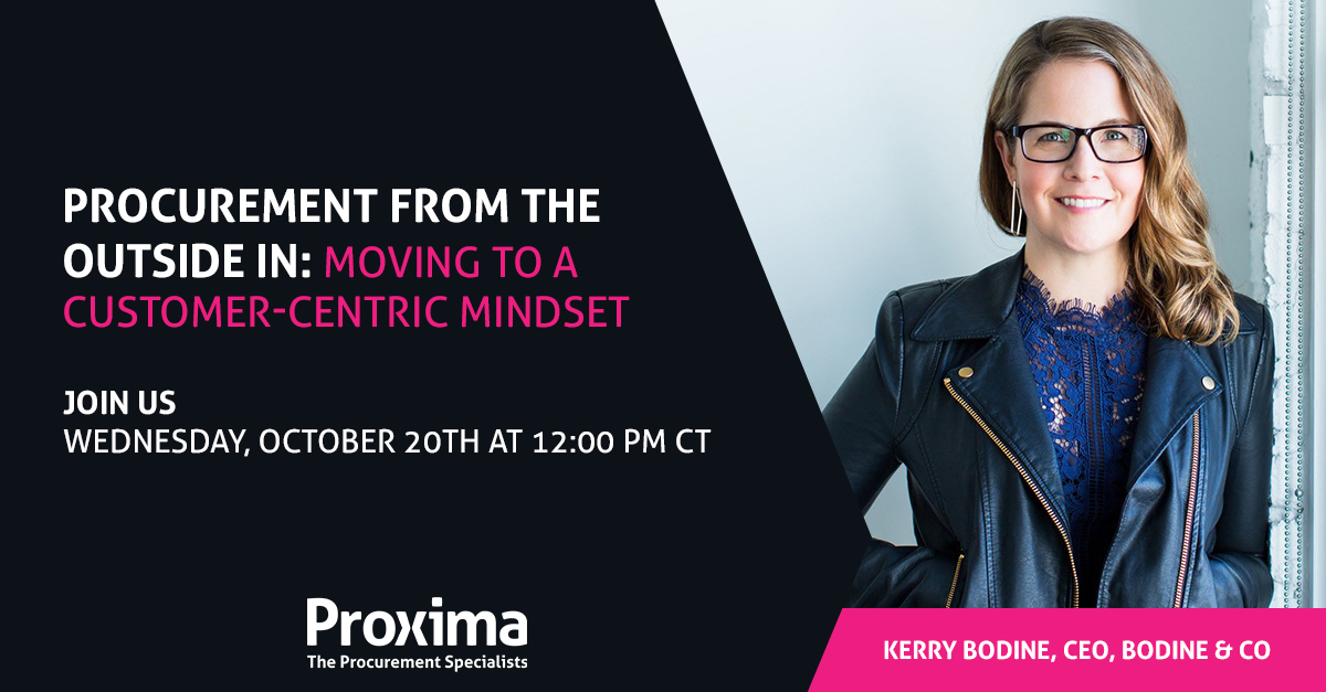 FREE Webinar! Procurement From The Outside-In: Moving To A Customer-Centric Mindset
