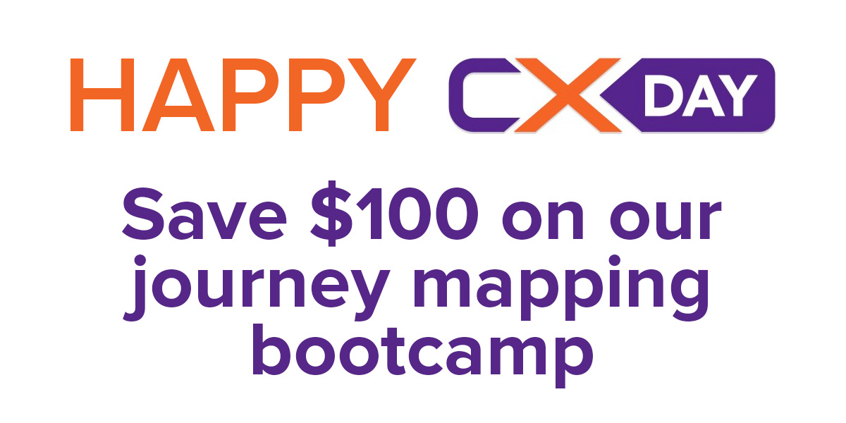 A CX Day Offer To Boost Your Journey Mapping Outcomes